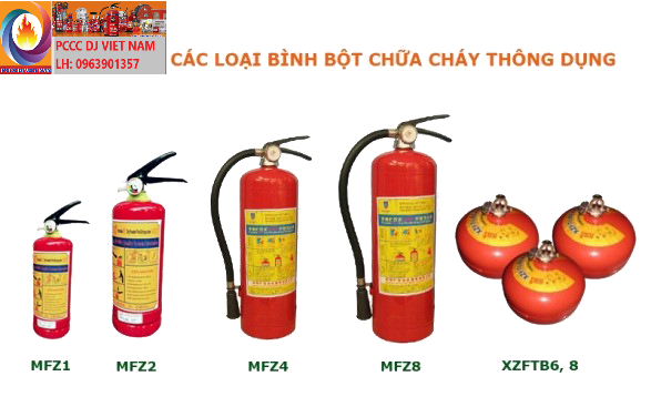 các loại bình bột