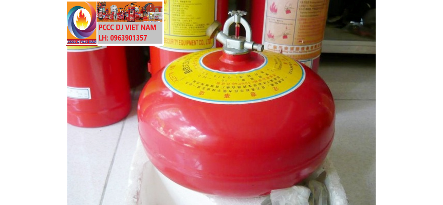 Bình chữa cháy tự động 6.0KG bột ABC ( BÌNH CẦU )