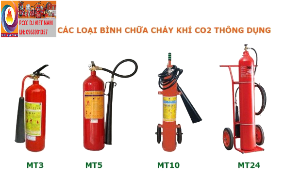 CÁC LOẠI BÌNH CO2